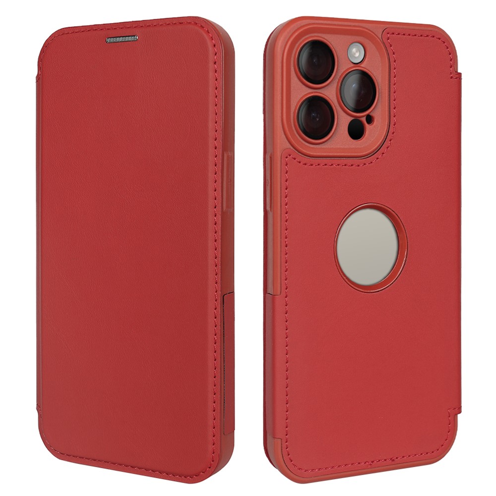 For iPhone 14 Pro Magnetic Case RCS Eco Friendly Phone Cover with RFID Blocking - Red