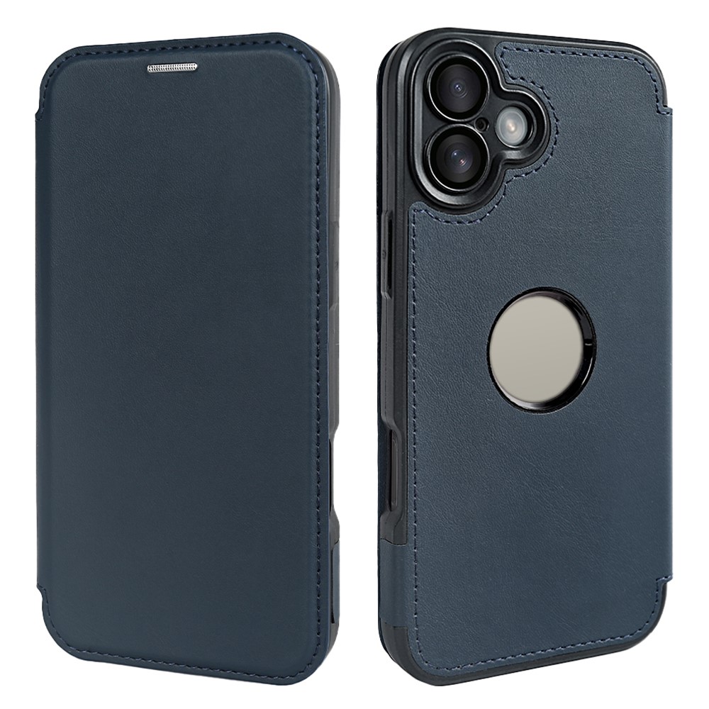 For iPhone 16 Plus Magnetic Case RCS Eco Friendly Phone Cover with RFID Blocking - Blue