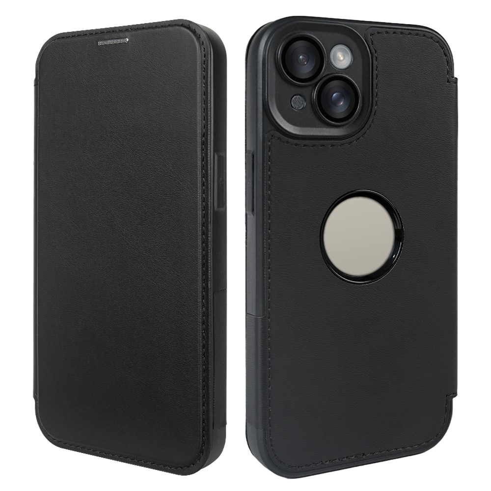 For iPhone 13 Magnetic Case RCS Eco Friendly Phone Cover with RFID Blocking - Black