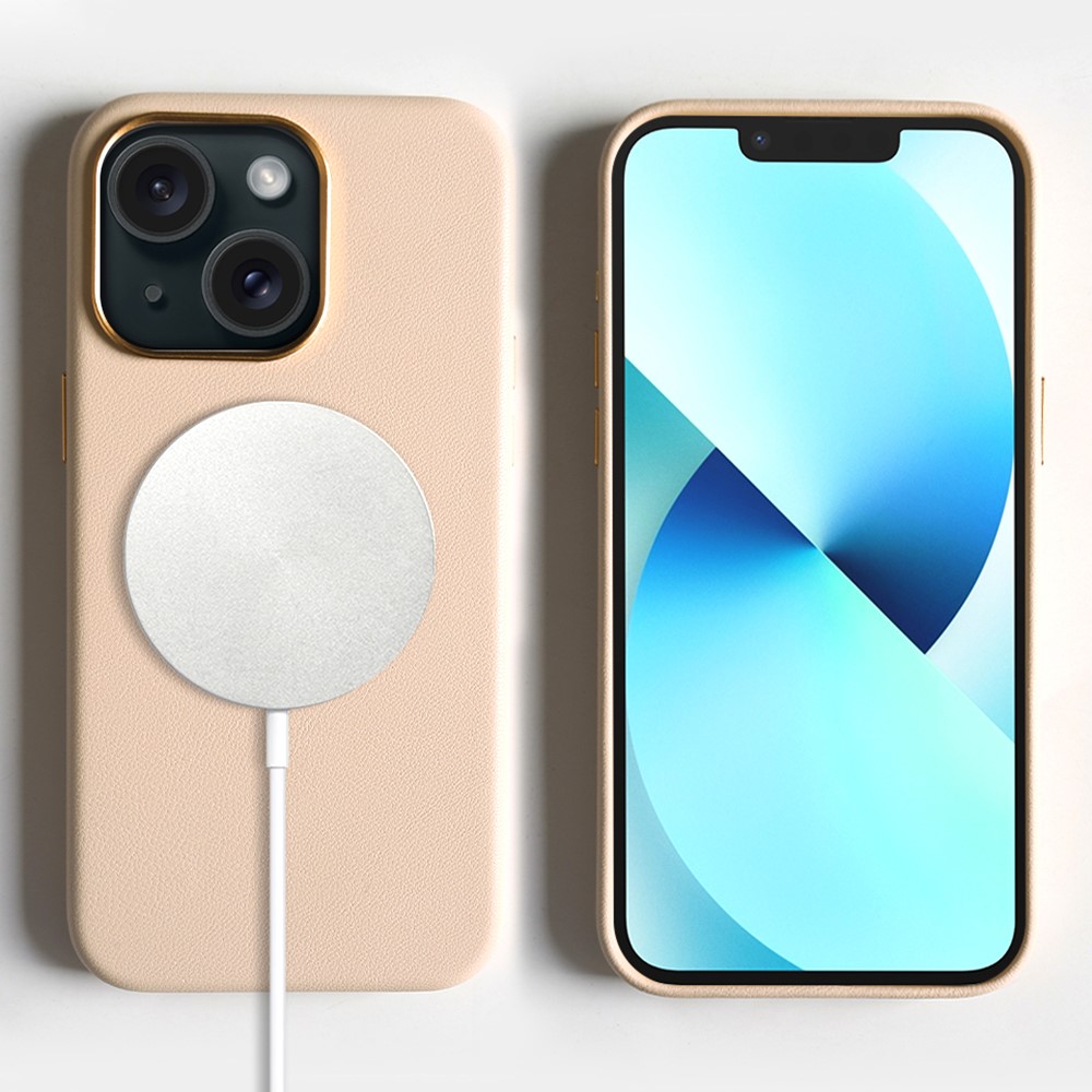 For iPhone 13 Magnetic Case Eco-Friendly RPET Phone Back Cover GRS Certified - Light Pink