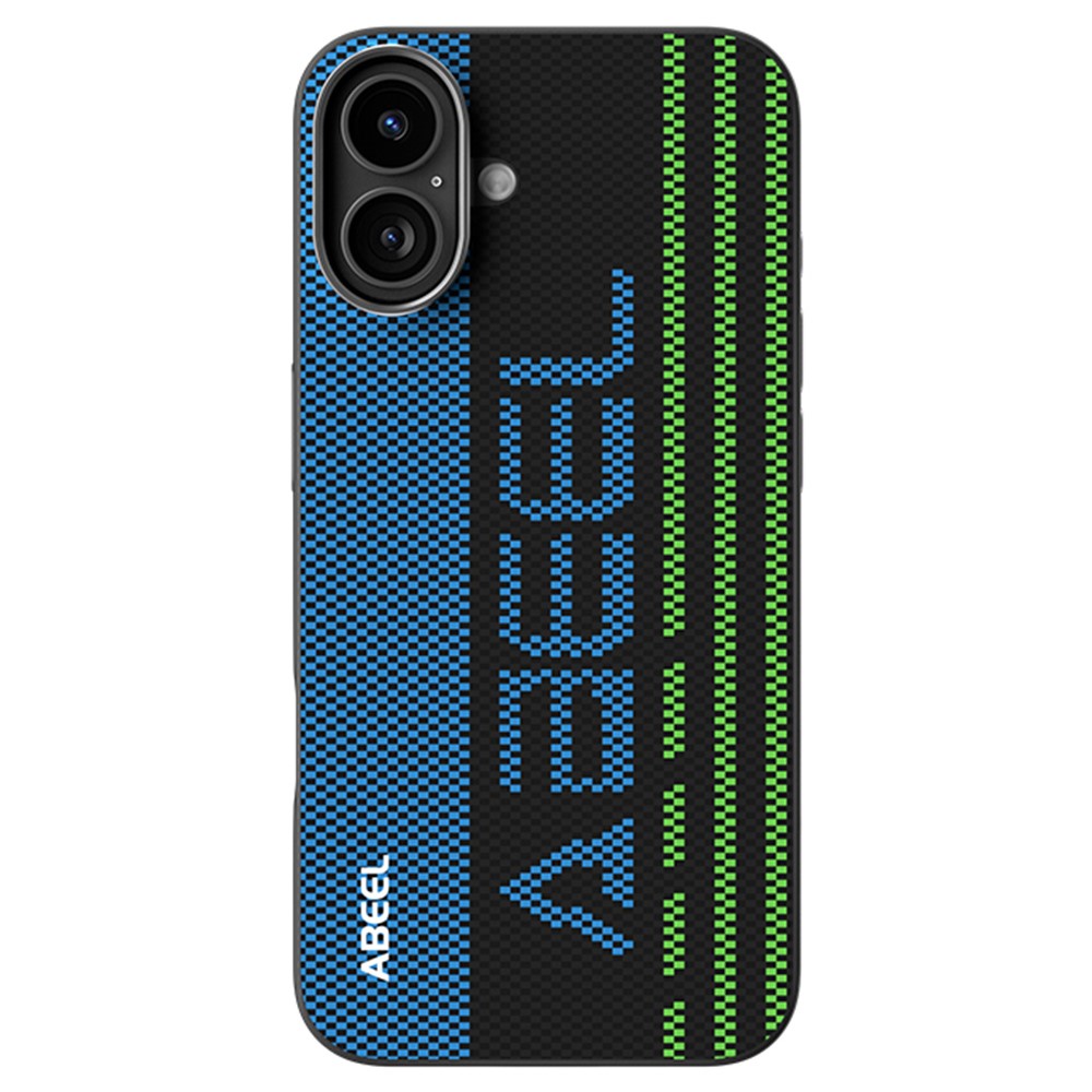 ABEEL For iPhone 16 Plus Case Compatible with MagSafe Printed PC TPU Aluminum Alloy Leather Phone Cover - Outstanding No. 1