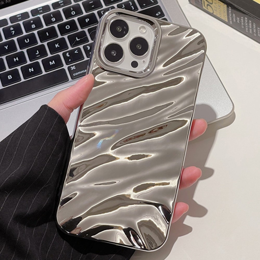 For iPhone 14 Pro Case Wave Texture TPU Shockproof Phone Cover