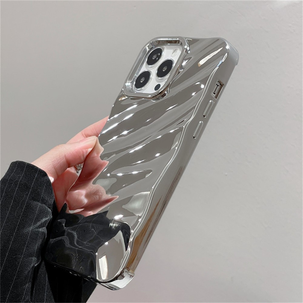 For iPhone 14 Pro Max  Case Wave Texture TPU Shockproof Phone Cover