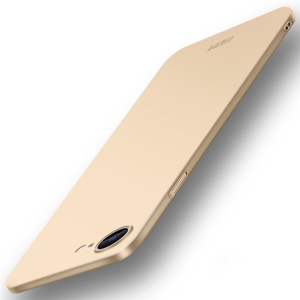 For iPhone 16e Phone Case MOFI Shield Matte Series Ultra Slim PC Protective Cover - Gold