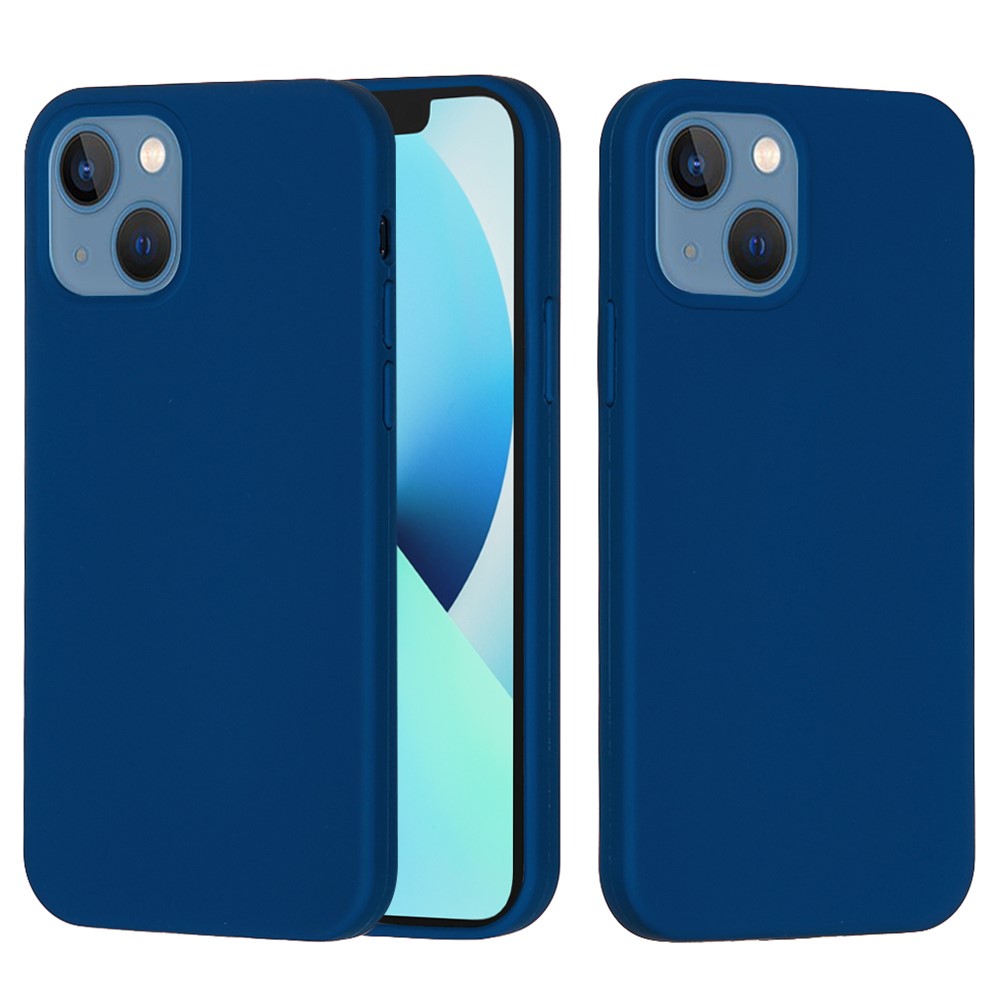 Bulk Purchasing For iPhone 13 Case Liquid Silicone Soft Lining Back Phone Cover - Blue