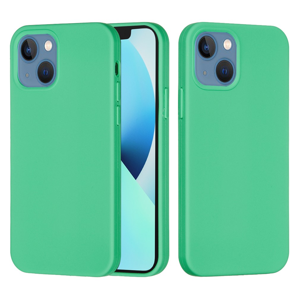 Bulk Purchasing For iPhone 13 Case Liquid Silicone Soft Lining Back Phone Cover - Green