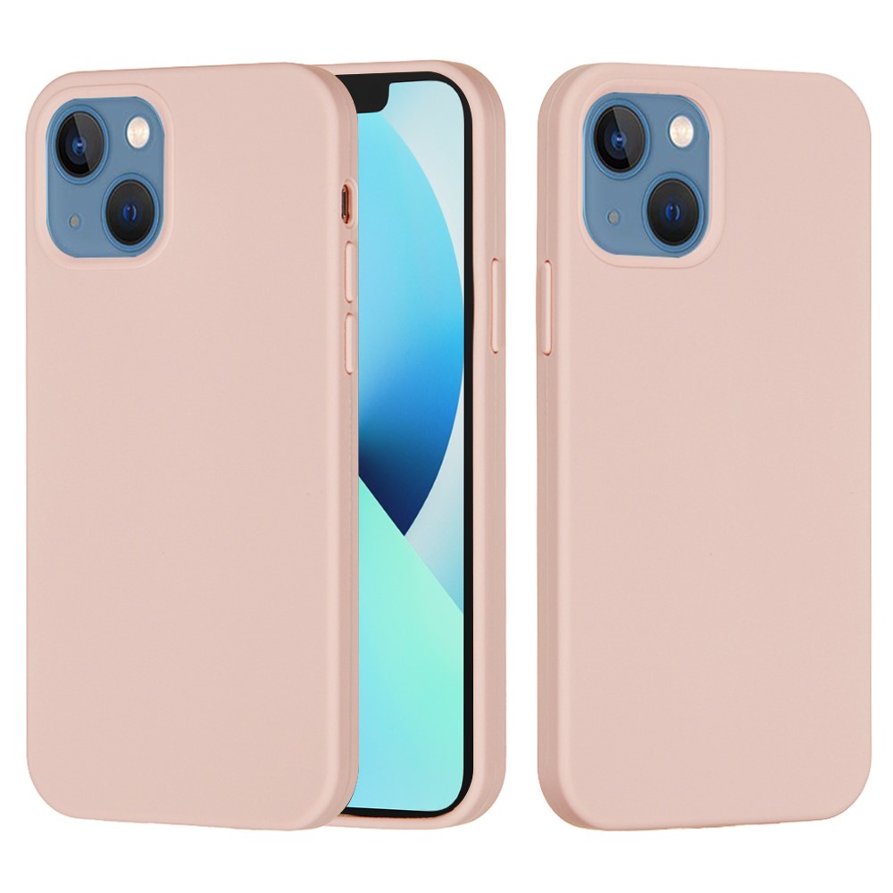 Bulk Purchasing For iPhone 13 Case Liquid Silicone Soft Lining Back Phone Cover - Pink