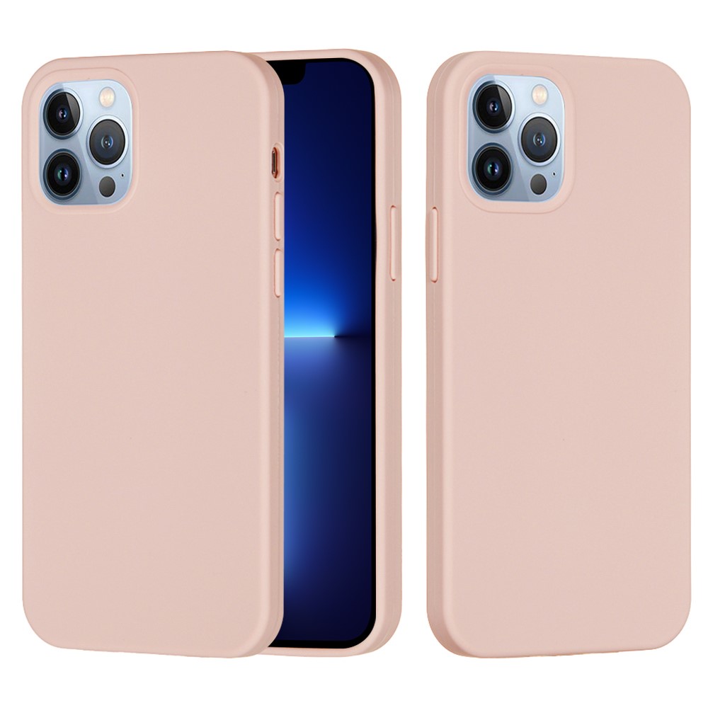 Bulk Purchasing For iPhone 13 Pro Max Case Liquid Silicone Soft Lining Back Phone Cover - Pink