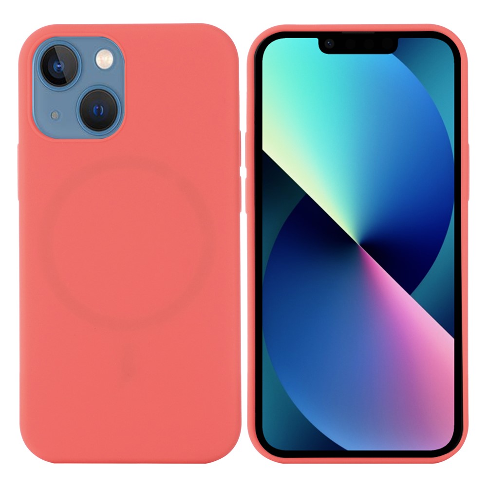 Bulk Purchasing For iPhone 14 Case Compatible with MagSafe Anti-Drop Liquid Silicone Phone Cover - Hot Pink