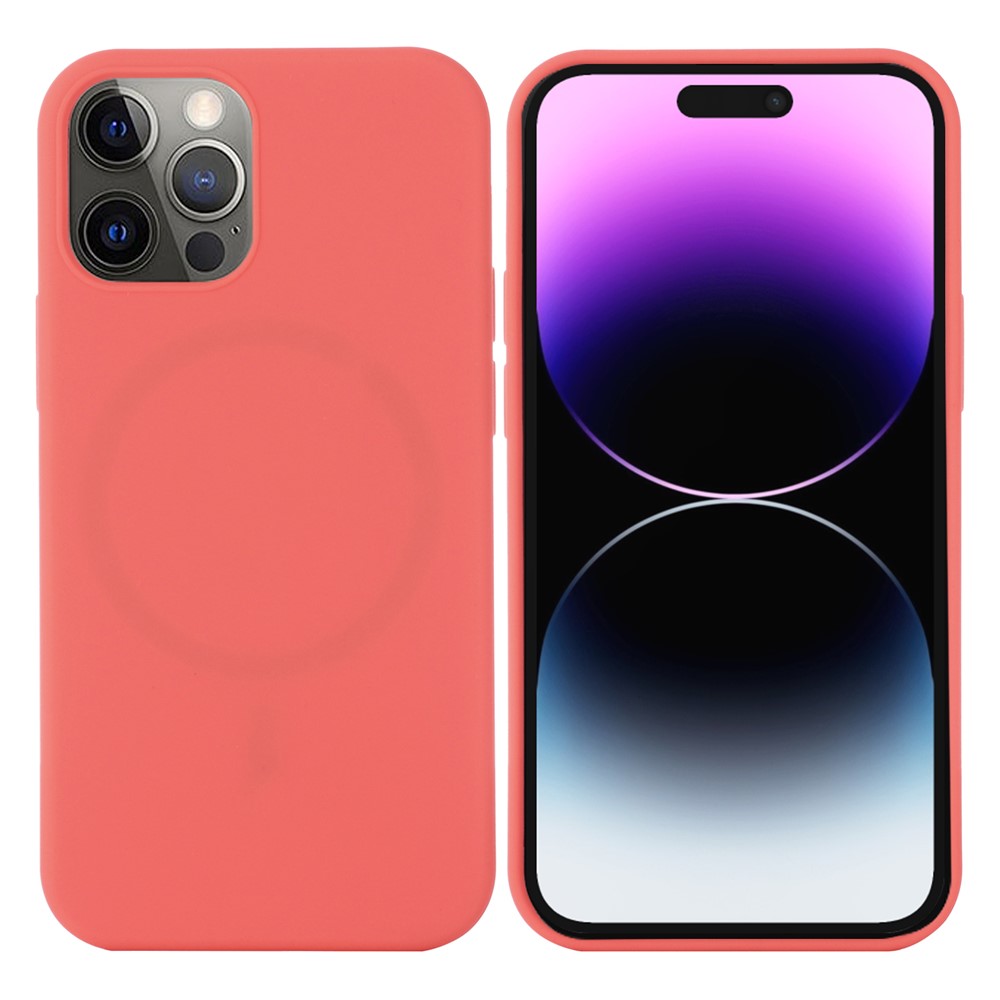 Bulk Purchasing For iPhone 14 Pro Case Compatible with MagSafe Anti-Drop Liquid Silicone Phone Cover - Hot Pink