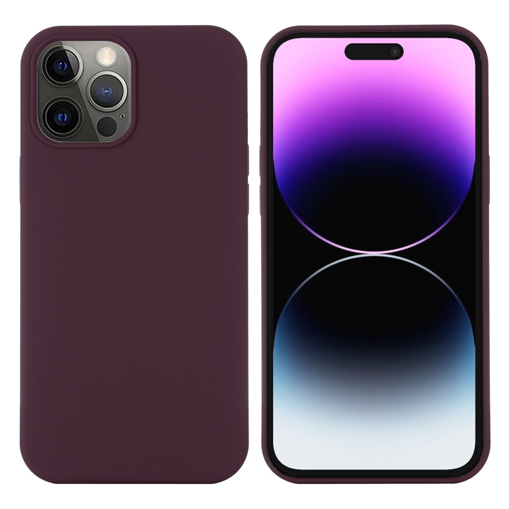 Bulk Purchasing For iPhone 14 Pro Case Compatible with MagSafe Anti-Drop Liquid Silicone Phone Cover - Wine Red