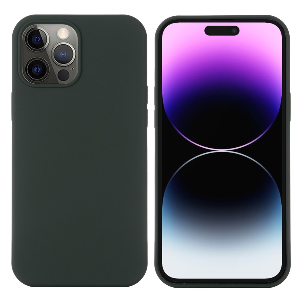 Bulk Purchasing For iPhone 14 Pro Case Compatible with MagSafe Anti-Drop Liquid Silicone Phone Cover - Dark Green