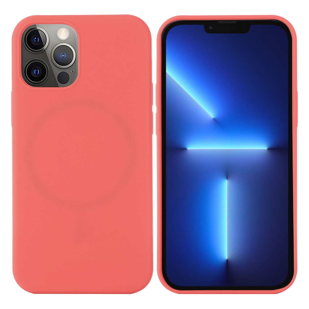 Bulk Purchasing For iPhone 13 Pro Case Compatible with MagSafe Anti-Drop Liquid Silicone Phone Cover - Hot Pink