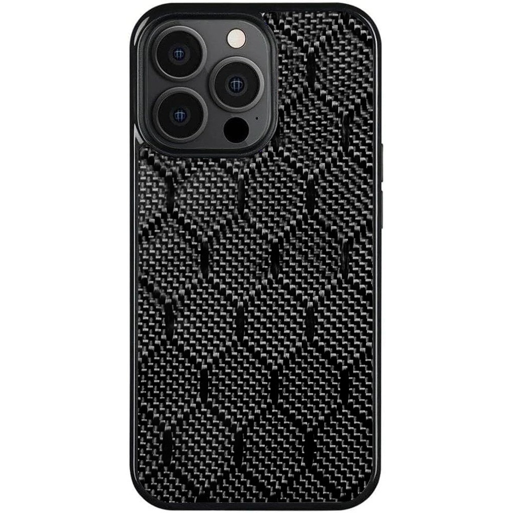 For iPhone 15 Pro Case Honeycomb Texture Aramid Fiber TPU Shockproof Phone Cover