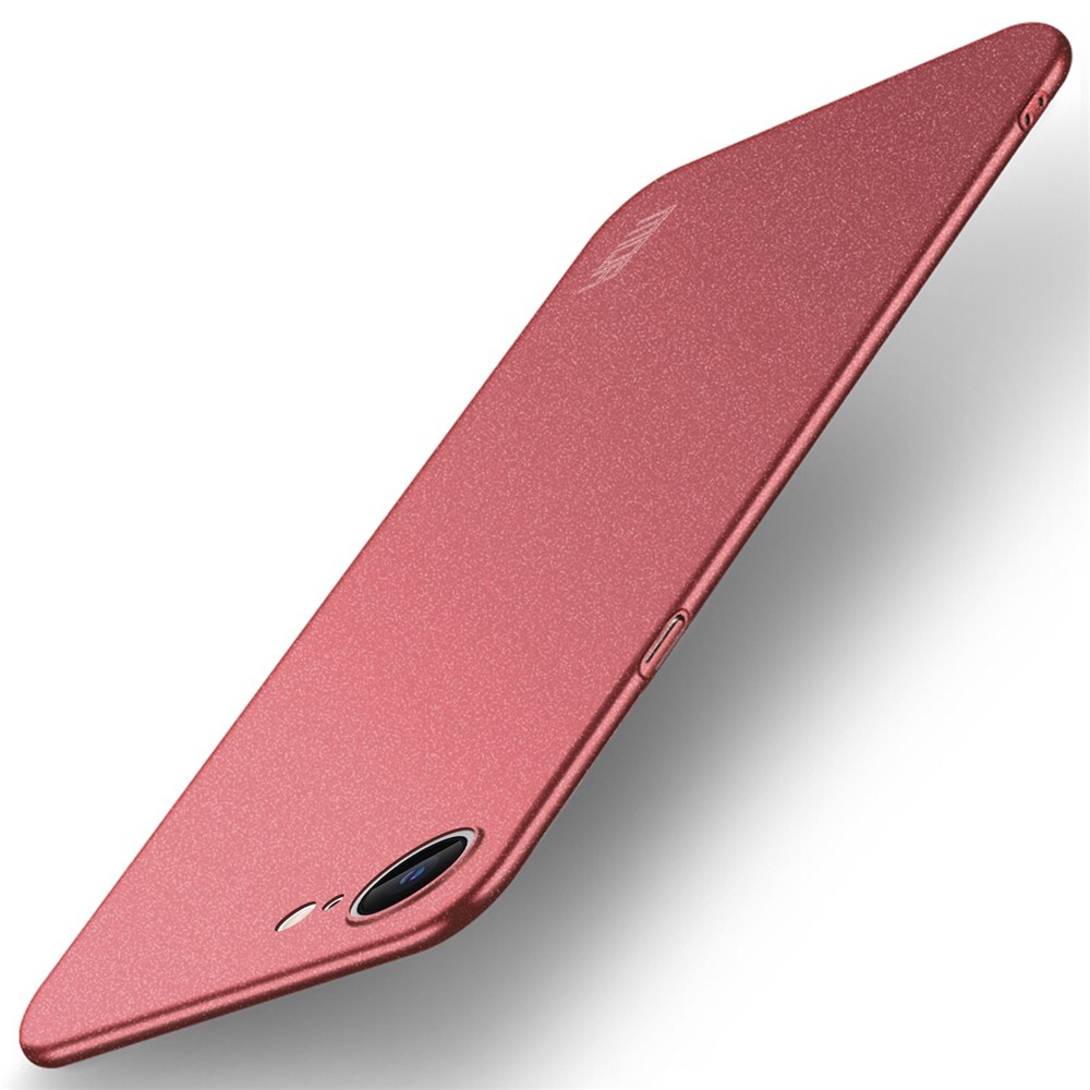 For iPhone 16e PC Case MOFI Shield Matte Series Slim Fit Phone Cover - Red