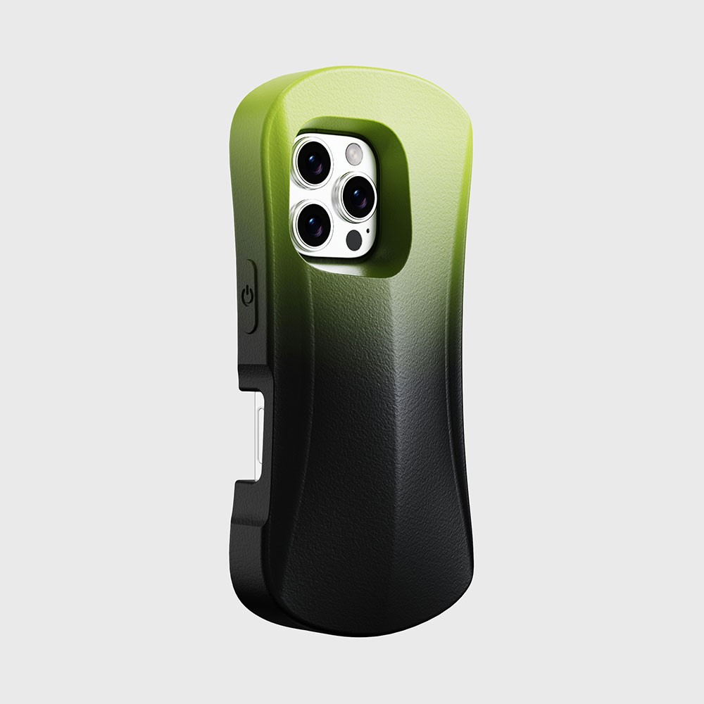 For iPhone 16 Pro Case YOYOISLES Ocean Series Floatable EVA Phone Cover - Black Green