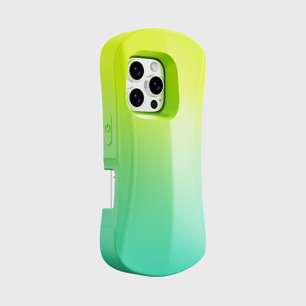 For iPhone 16 Pro Case YOYOISLES Ocean Series Floatable EVA Phone Cover - Yellow Green