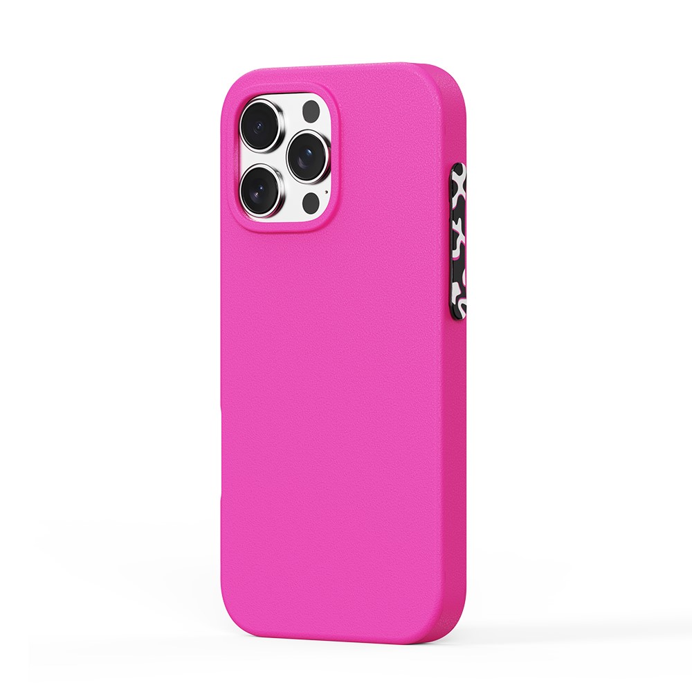 For iPhone 16 Pro Case YOYOISLES Air Tec Series Detachable Customizable Buttons EVA Phone Cover - Rose Pink