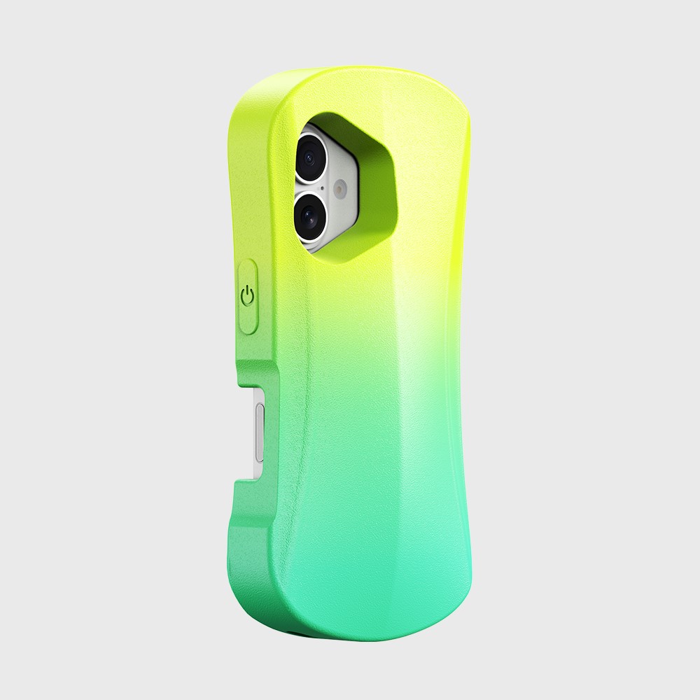 For iPhone 16 Case YOYOISLES Ocean Series Floatable EVA Phone Cover - Yellow Green