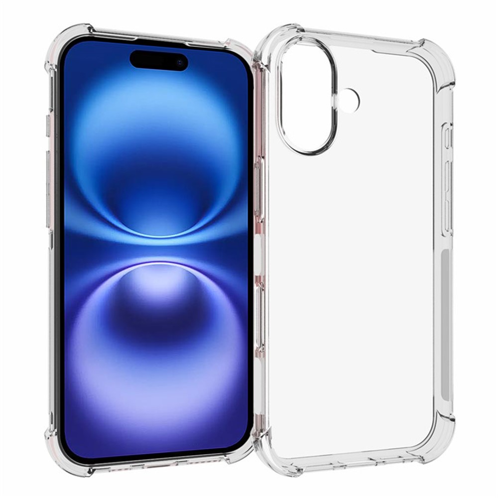 TYMEI For iPhone 16 Plus Case Four Corner Shockproof 1.5mm Clear Phone Cover