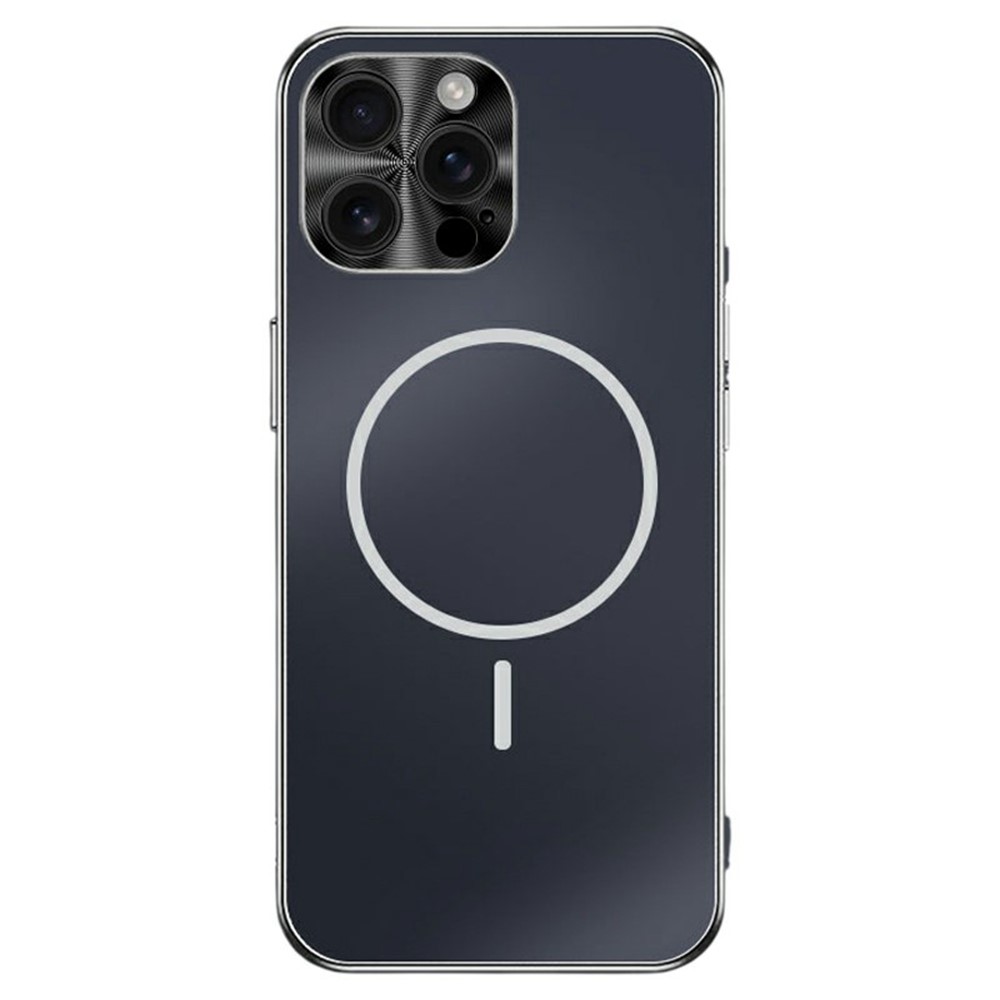 For iPhone 15 Pro Case Compatible with MagSafe Acrylic + TPU Airbag Protection Phone Cover - Black