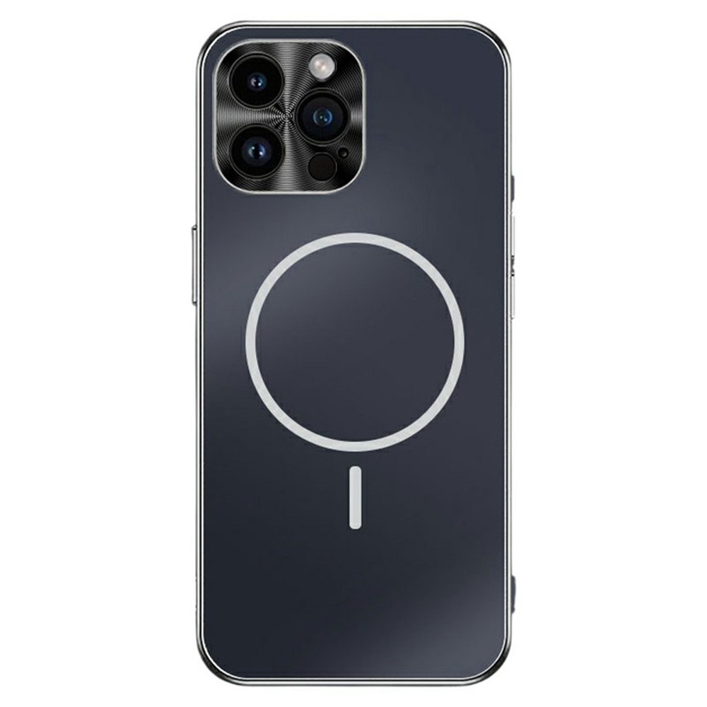 For iPhone 14 Pro Case Compatible with MagSafe Acrylic + TPU Airbag Protection Phone Cover - Black