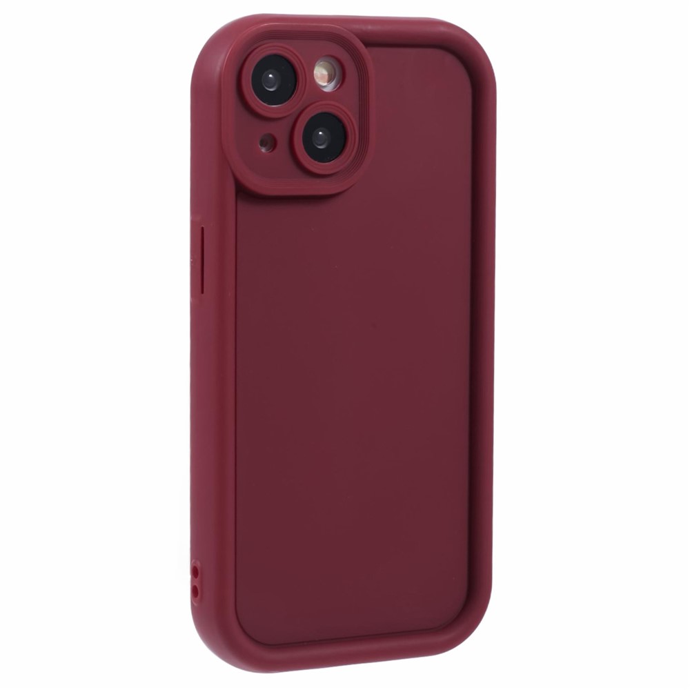 Bulk Purchasing For iPhone 14 Case Grooved Design TPU Anti Slip Phone Cover - Red