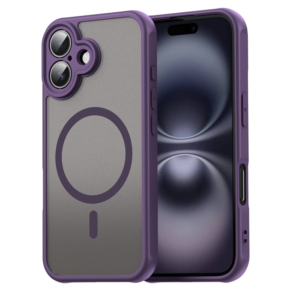 Bulk Purchasing For iPhone 16 Plus Case Compatible with MagSafe Anti Drop PC + TPU Phone Cover - Purple