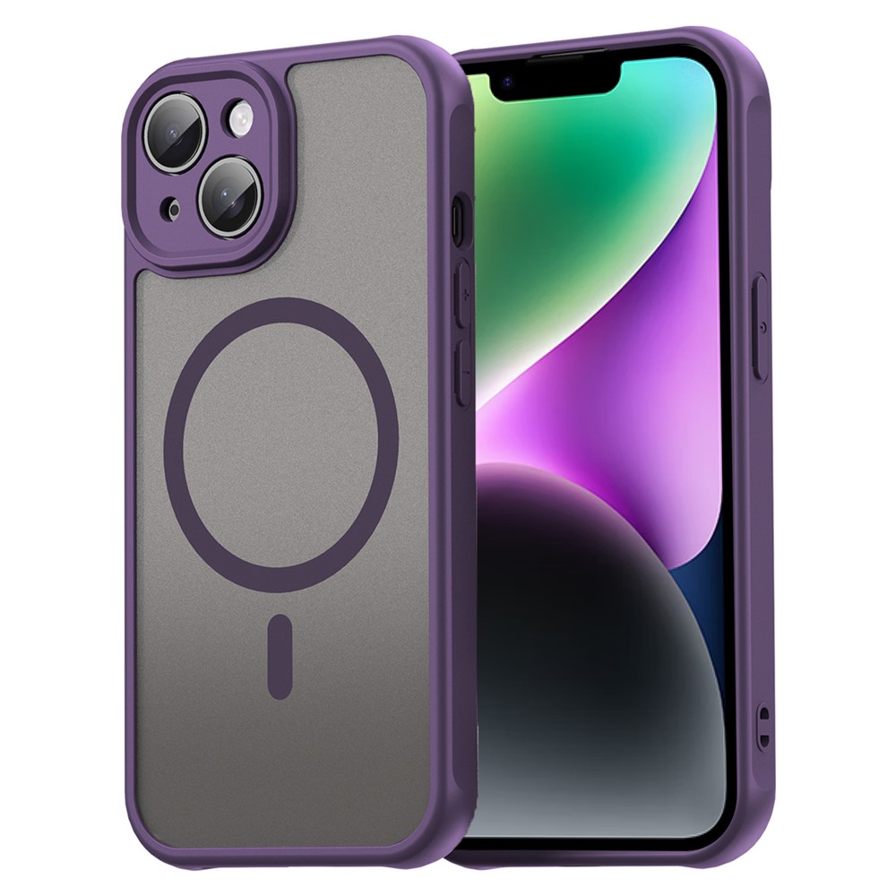 Bulk Purchasing For iPhone 14 / 13 Case Compatible with MagSafe Anti Drop PC + TPU Phone Cover - Purple