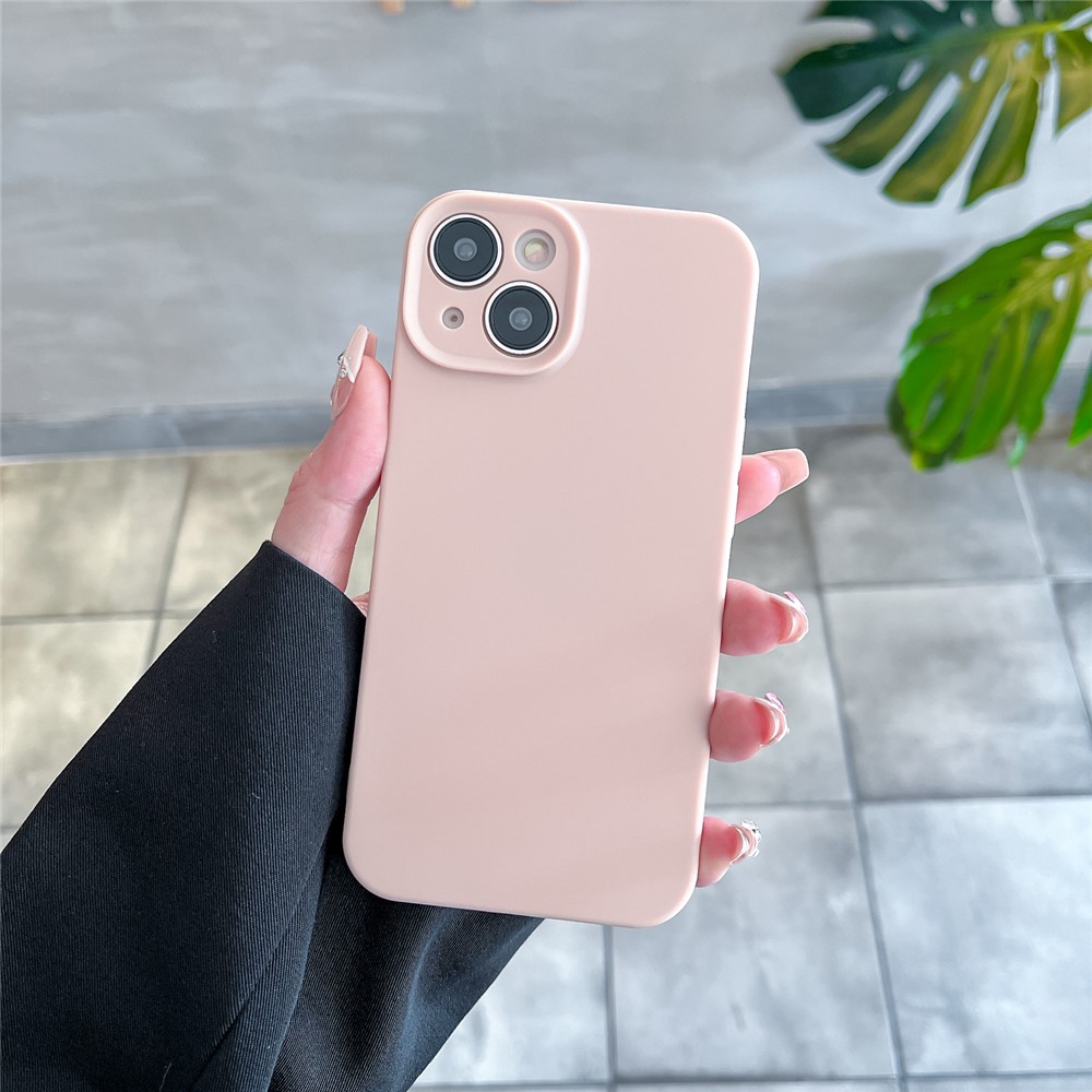Bulk Purchasing For iPhone 14 / 13 Case Precise Cutouts 1.6mm TPU Shockproof Phone Cover - Pink