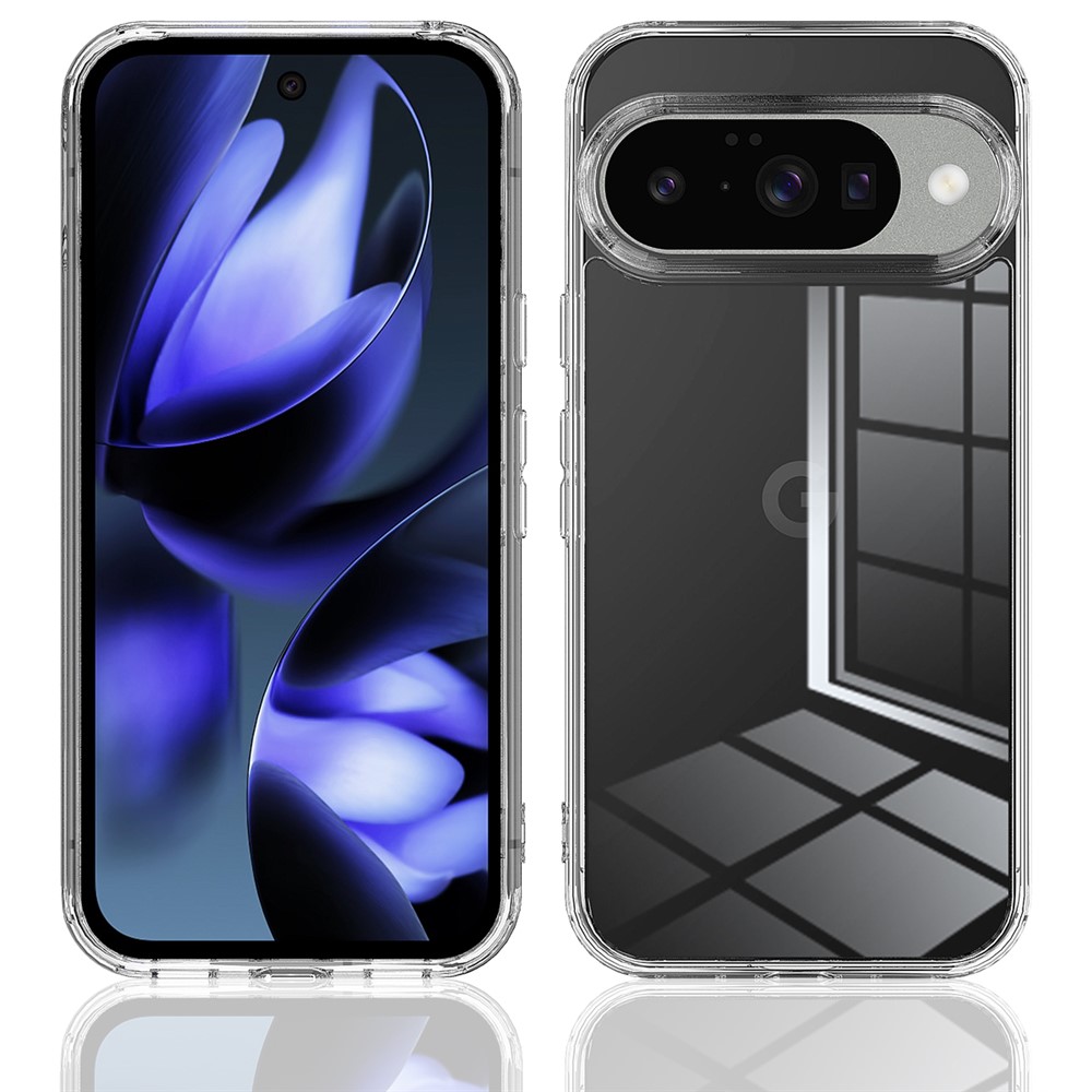 For Google Pixel 10 Clear Phone Case TPU+Acrylic Shockproof Phone Back Cover - Clear
