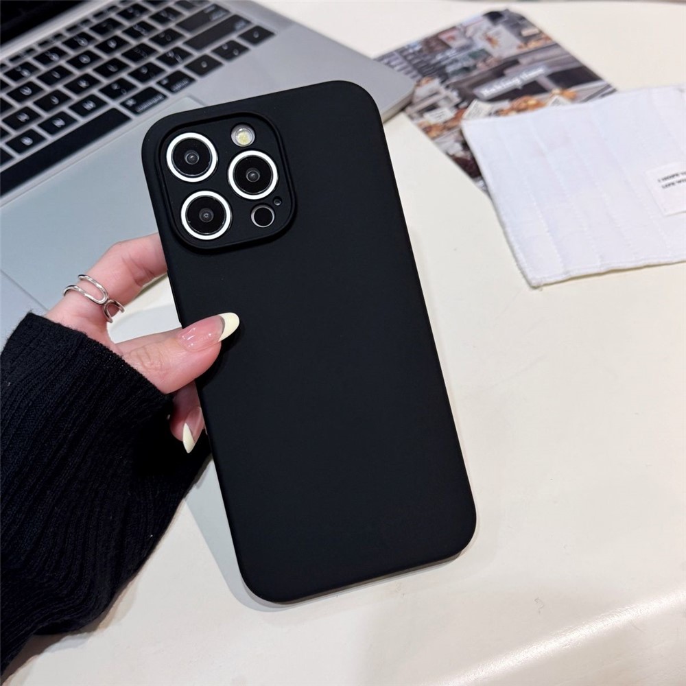 Bulk Purchasing For iPhone 14 Pro Max Case Precise Cutouts 2.0mm TPU Fiber Lining Phone Cover - Black