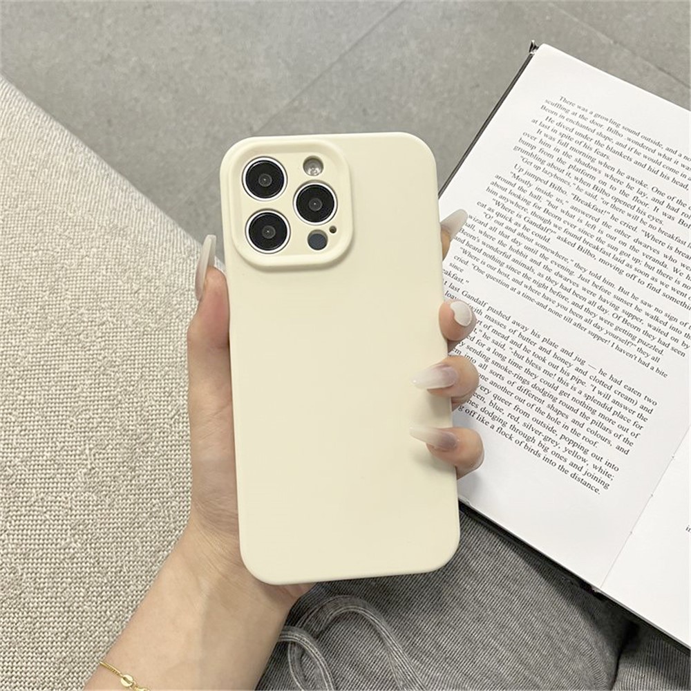 Bulk Purchasing For iPhone 12 Pro Case Precise Cutouts 2.0mm TPU Fiber Lining Phone Cover - Ivory White
