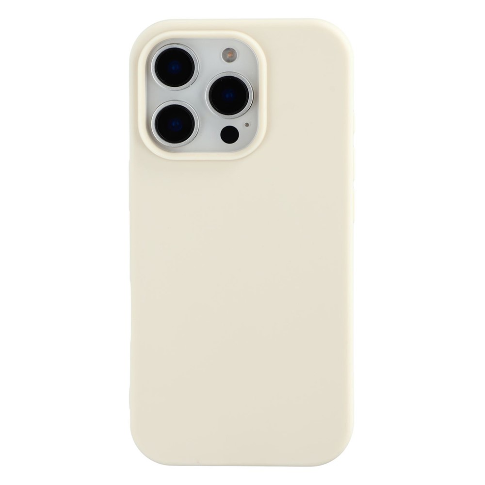 Bulk Purchasing For iPhone 14 Pro Case 2.0mm TPU Fiber Lining Phone Cover Large Lens Cutout - White