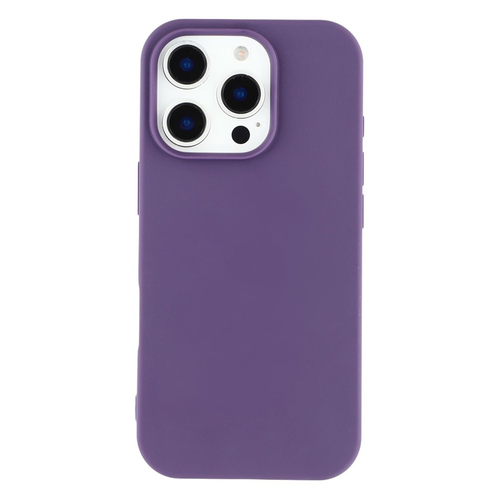 Bulk Purchasing For iPhone 13 Pro Case 2.0mm TPU Fiber Lining Phone Cover Large Lens Cutout - Dark Purple