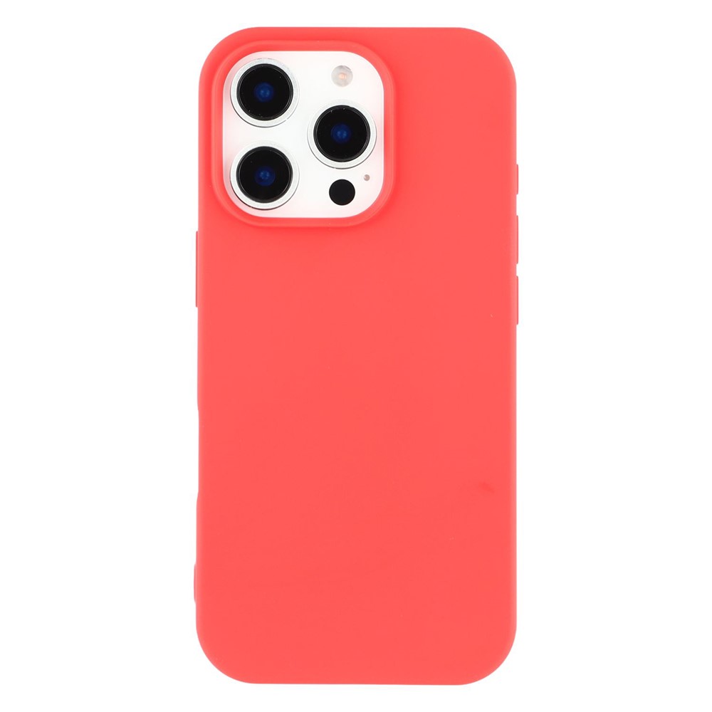 Bulk Purchasing For iPhone 12 / 12 Pro Case 2.0mm TPU Fiber Lining Phone Cover Large Lens Cutout - Red