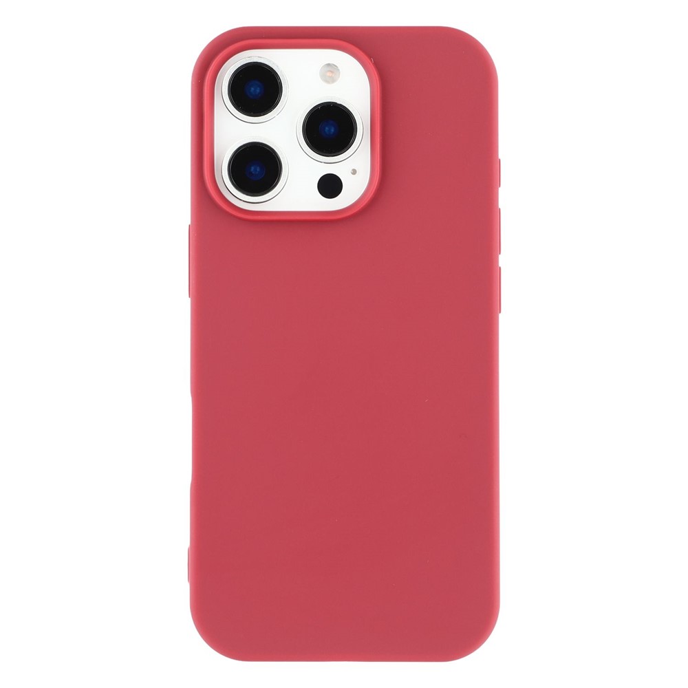 Bulk Purchasing For iPhone 14 Pro Max Case 1.6mm TPU Shockproof Phone Cover Large Lens Cutout - Dark Red