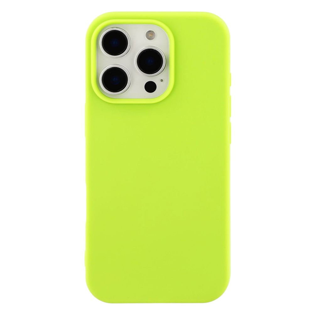 Bulk Purchasing For iPhone 13 Pro Case 1.6mm TPU Shockproof Phone Cover Large Lens Cutout - Fluorescent Green