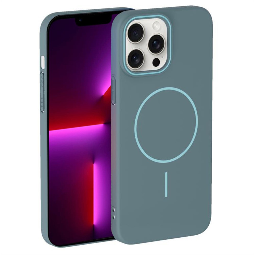 For iPhone 13 Pro Max Case Compatible with MagSafe Slim PC Phone Back Cover - Blue