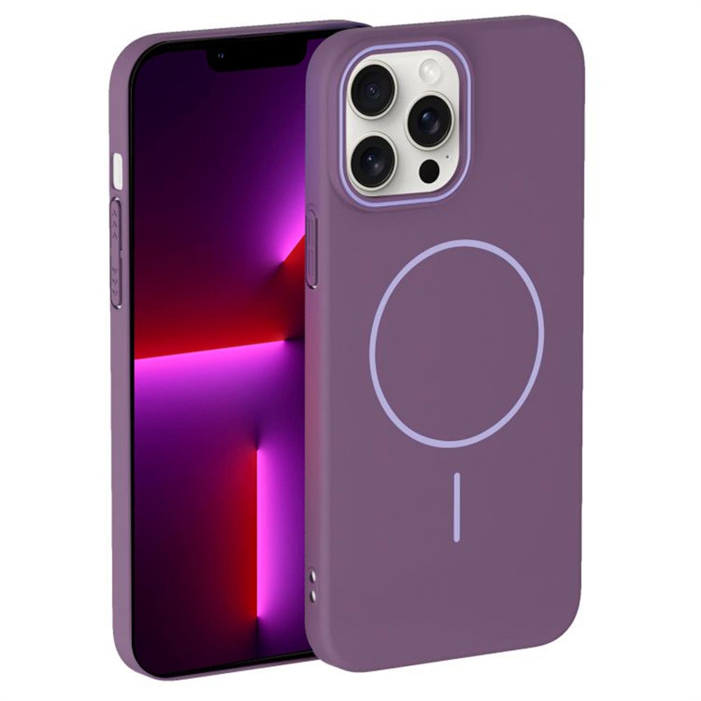 For iPhone 13 Pro Max Case Compatible with MagSafe Slim PC Phone Back Cover - Purple