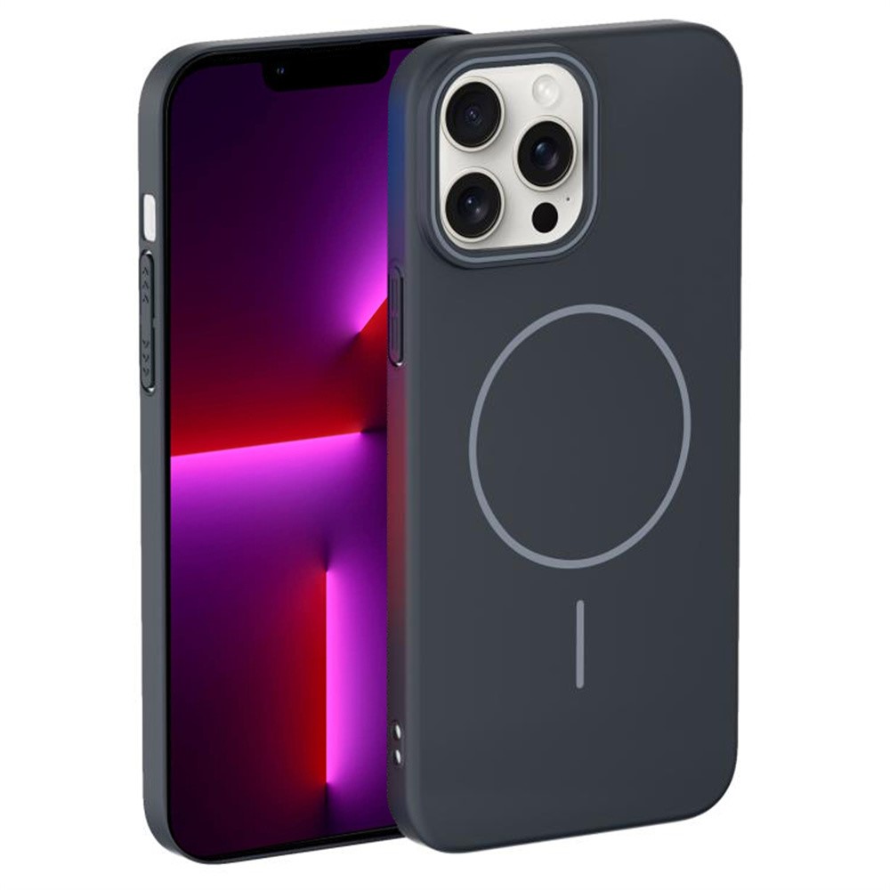 For iPhone 13 Pro Case Compatible with MagSafe Slim PC Phone Back Cover - Dark Grey