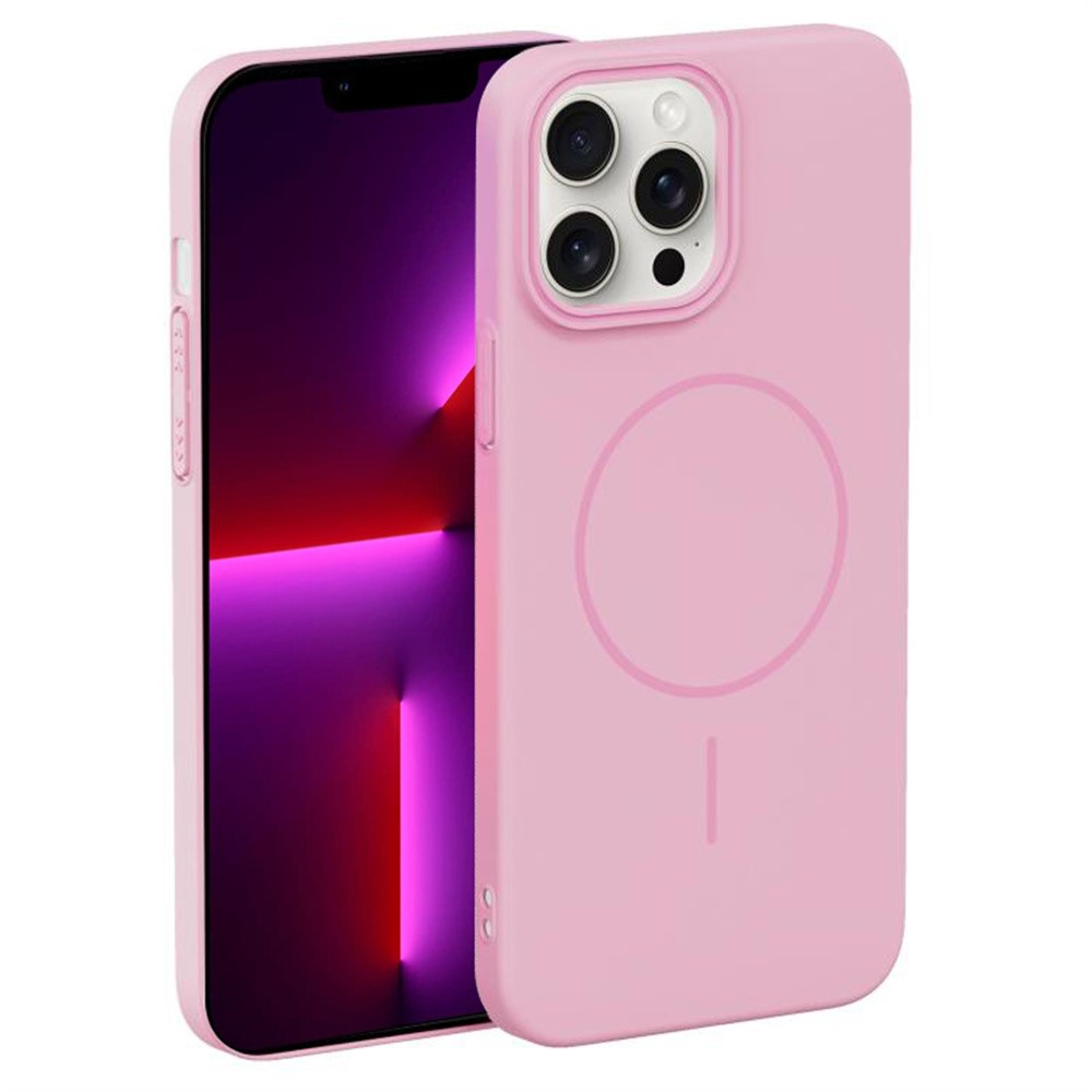 For iPhone 13 Pro Case Compatible with MagSafe Slim PC Phone Back Cover - Pink