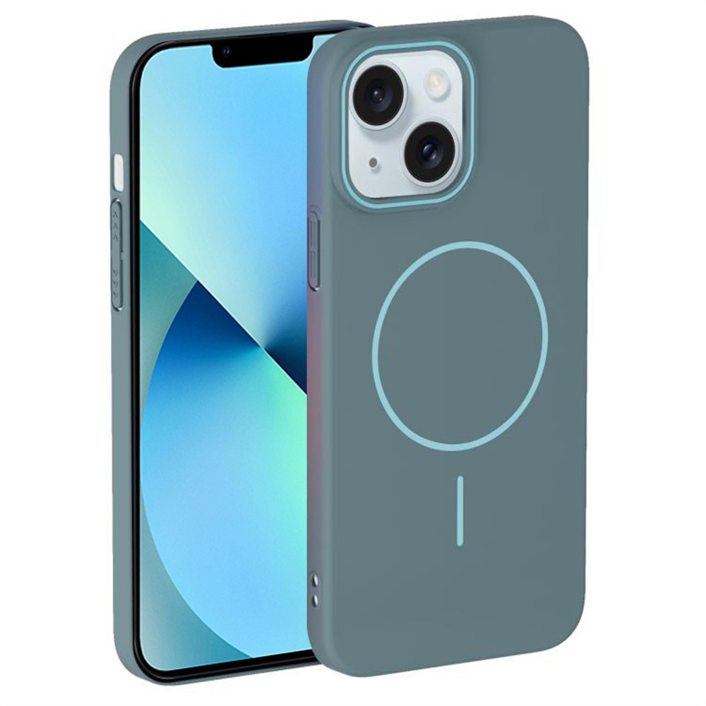 For iPhone 13 Case Compatible with MagSafe Slim PC Phone Back Cover - Blue