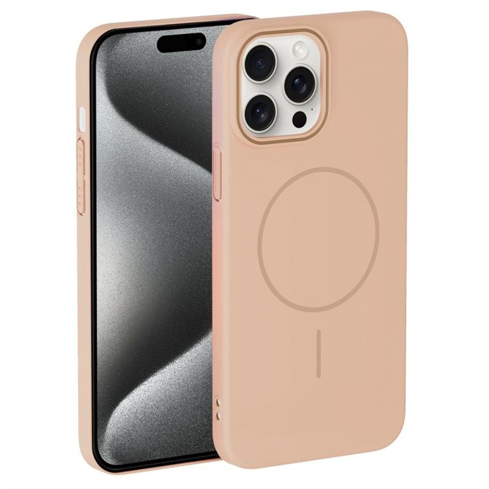 For iPhone 15 Pro Max Case Compatible with MagSafe Slim PC Phone Back Cover - Desert Gold