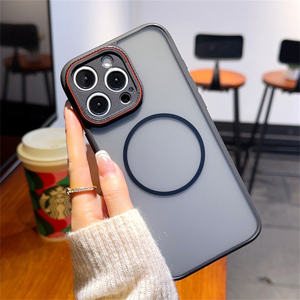 For iPhone 15 Pro Max Case Compatible with MagSafe TPU + PC Matte Phone Back Cover