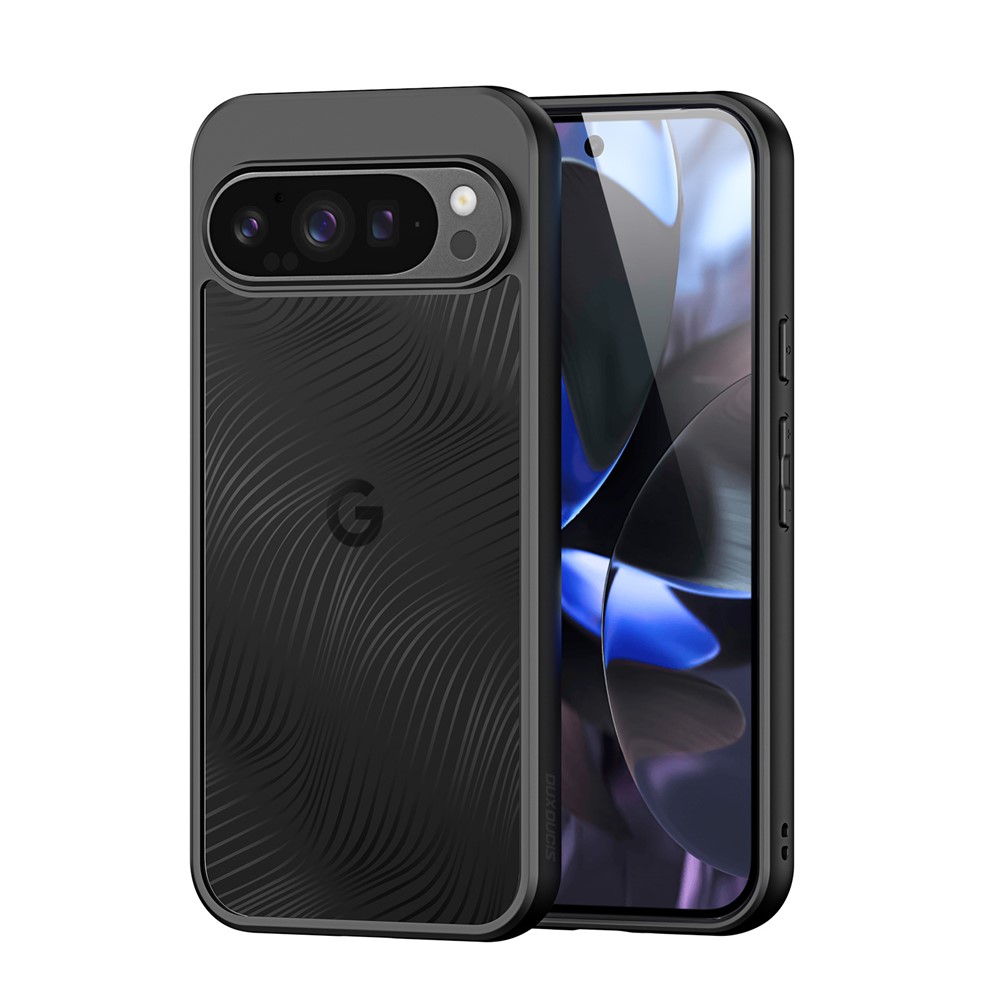 For Google Pixel 10 Pro XL Case DUX DUCIS Aimo Series TPU+PC Matte Drop-proof Phone Cover (REACH Certification) - Black