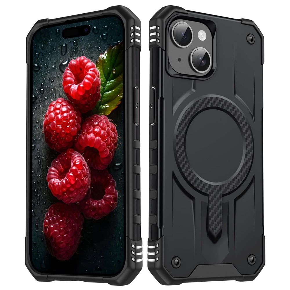 Bulk Purchasing For iPhone 14 Case Compatible with MagSafe Shockproof PC + TPU Phone Cover - Black