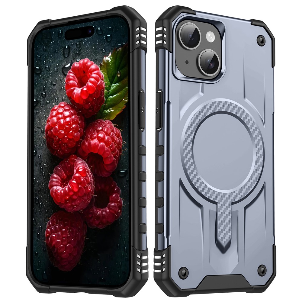 Bulk Purchasing For iPhone 14 Case Compatible with MagSafe Shockproof PC + TPU Phone Cover - Grey