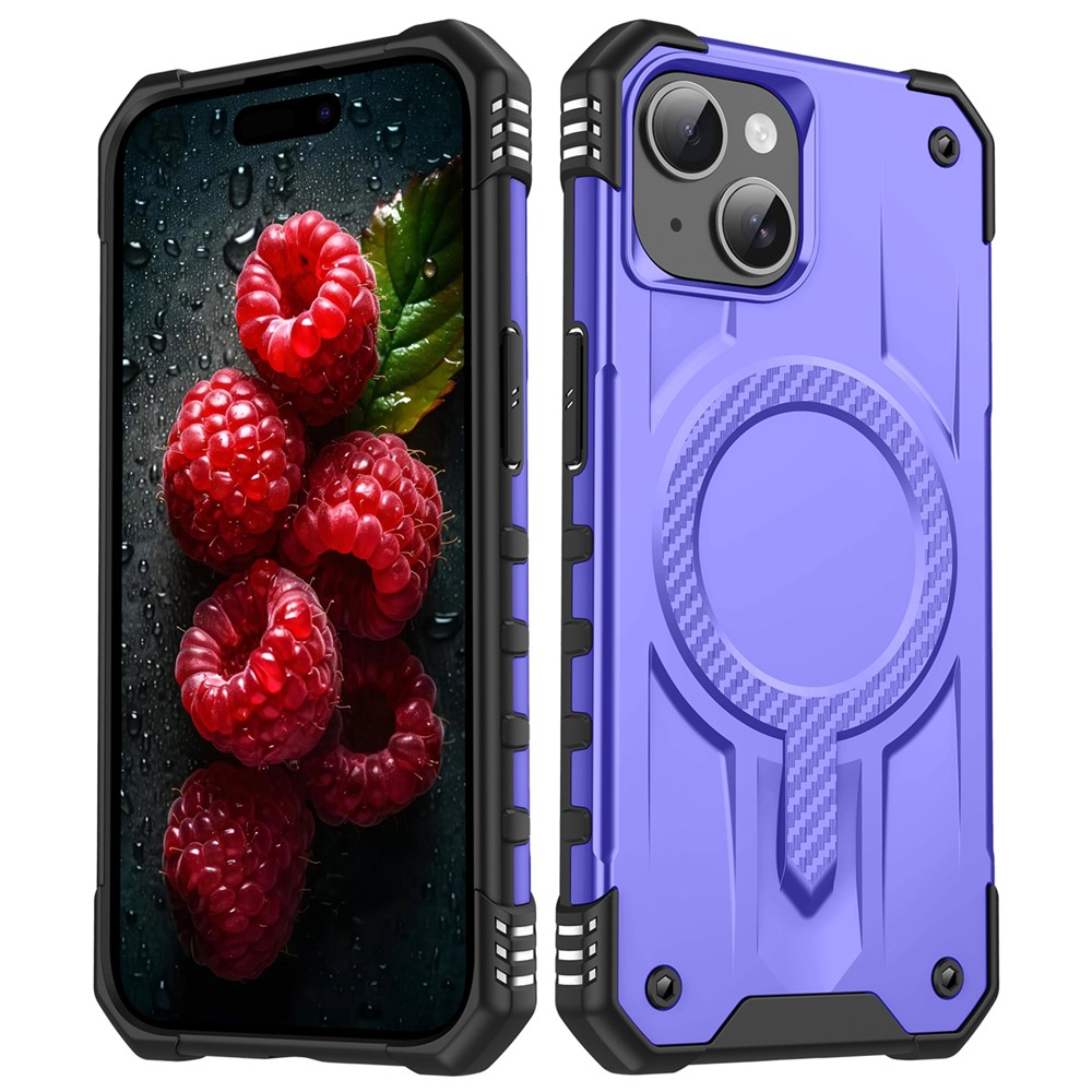 Bulk Purchasing For iPhone 14 Case Compatible with MagSafe Shockproof PC + TPU Phone Cover - Purple
