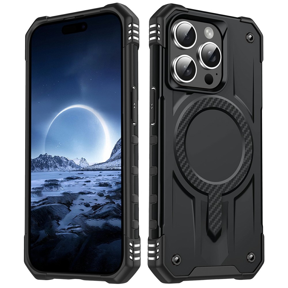 Bulk Purchasing For iPhone 14 Pro Max Case Compatible with MagSafe Shockproof PC + TPU Phone Cover - Black